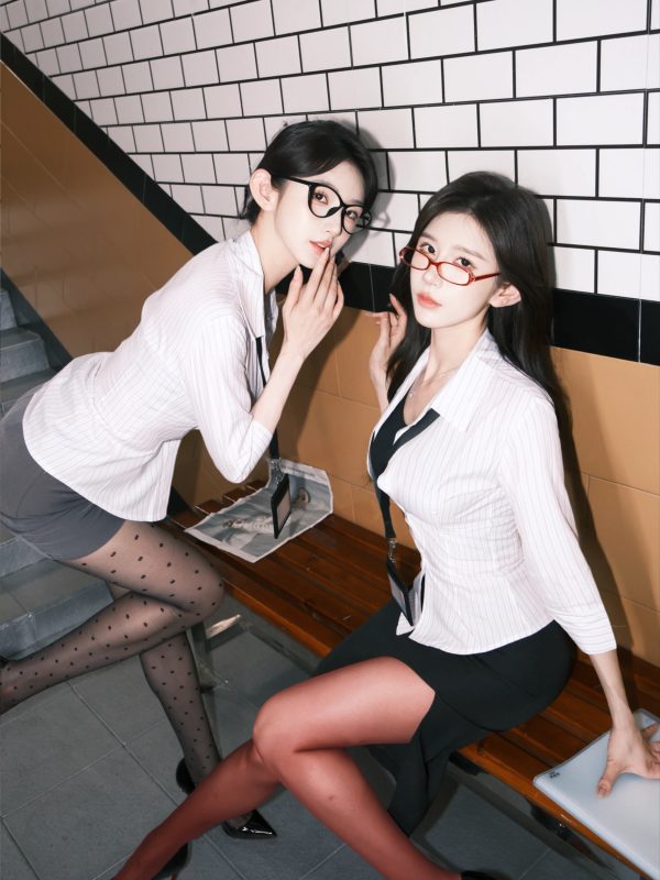 10P双姝 Office siren职场海妖风美女御姐 写真图集_次元岛