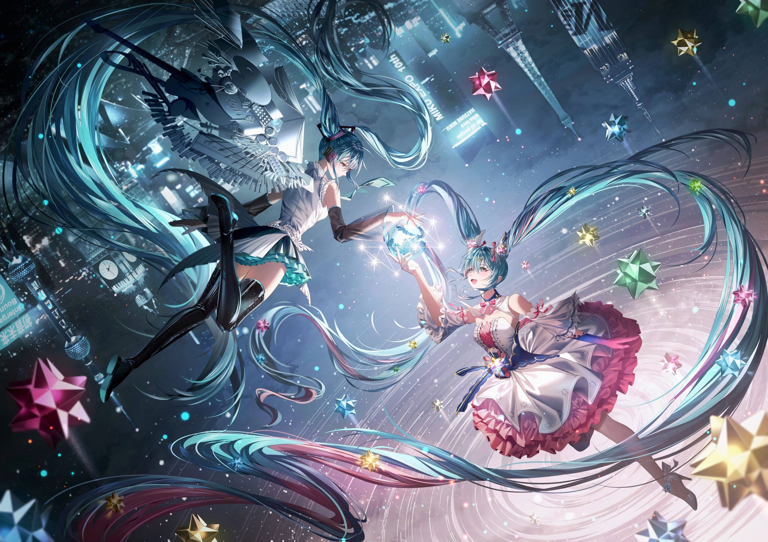 初音未来(初音ミク-初音未来)壁纸 Hatsune Miku _次元岛