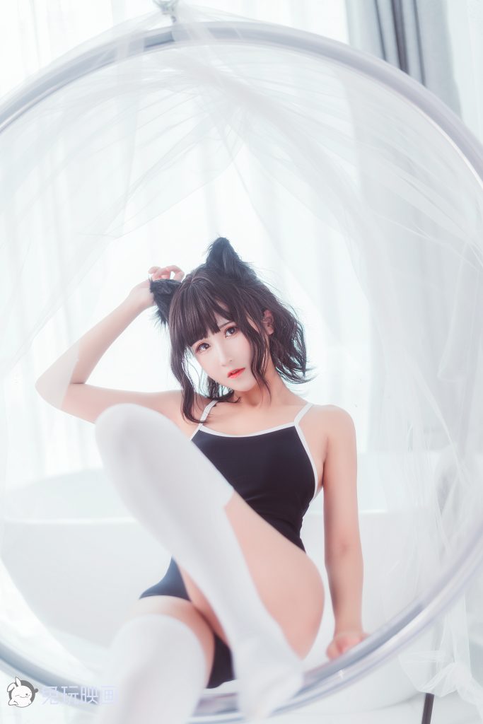 18P三度 白丝喵cos 兔玩印画 手机美图_69001
