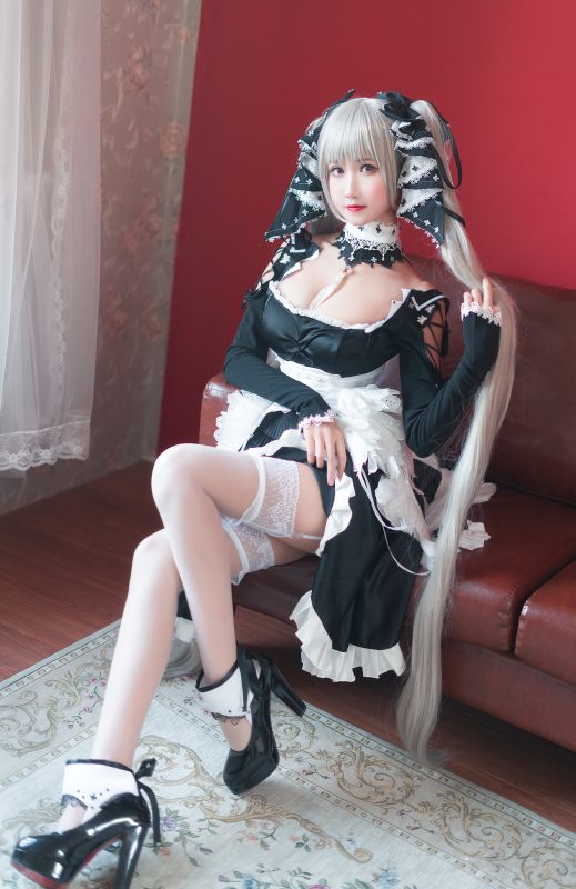 19P三度 碧蓝航线 可畏 白丝 Cosplay 手机壁纸_69003_次元岛
