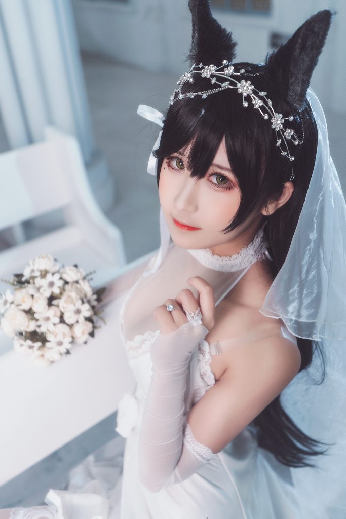 图片[3]_11P三度 大花嫁 白色婚纱 性感 丰满美女图片 手机壁纸_69008_次元岛