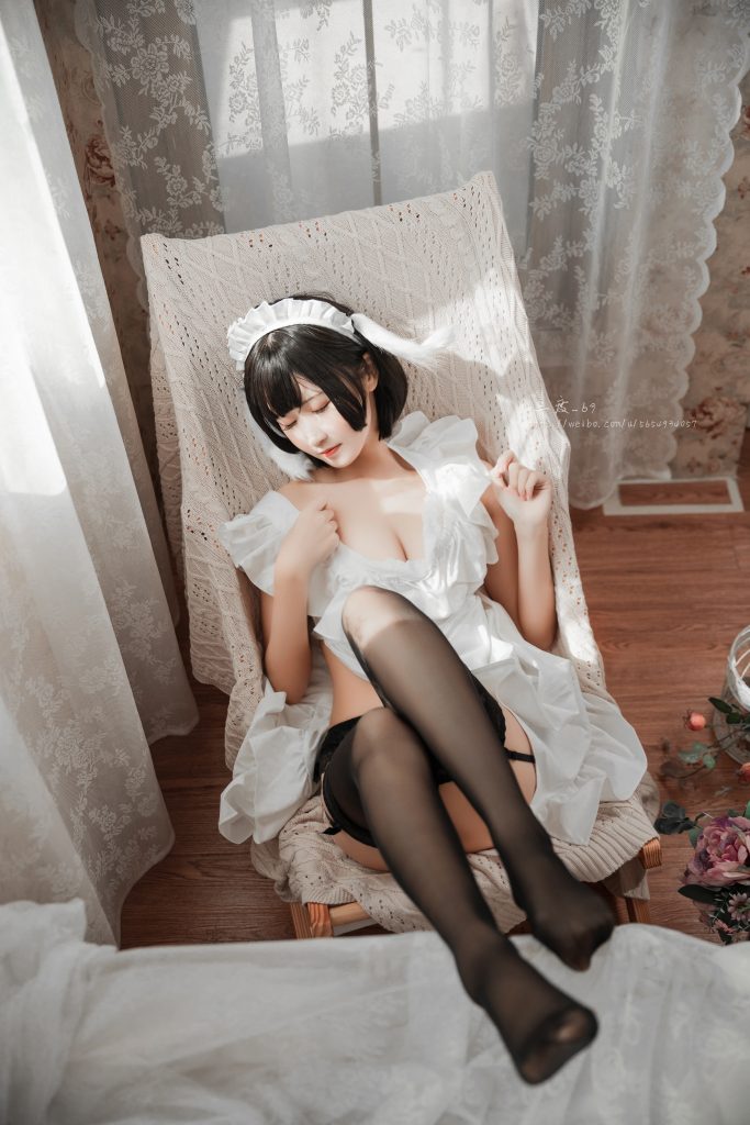 图片[2]_26P三度 黑色猫耳女仆装 性感美女图片 手机壁纸_69009_次元岛
