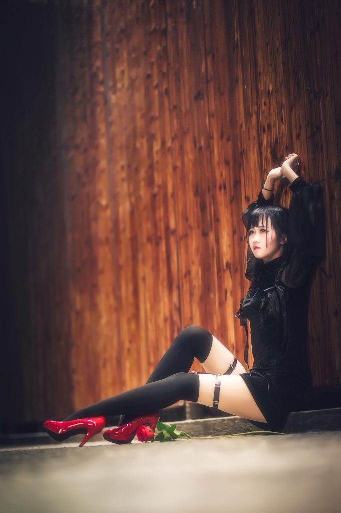 图片[2]_5P三度 夜蝶 暗黑风 玫瑰 写真 手机壁纸_69015_次元岛