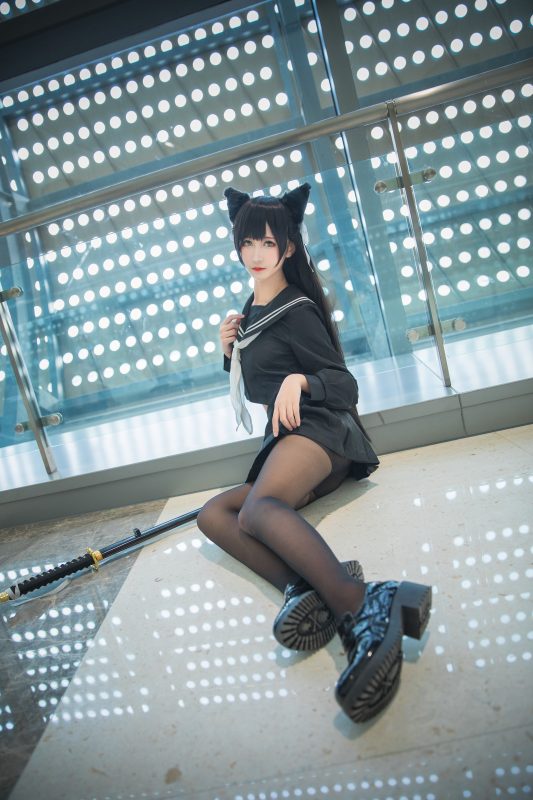 23P三度 碧蓝航线 Cosplay 制服 猫耳娘 手机壁纸_69019_次元岛