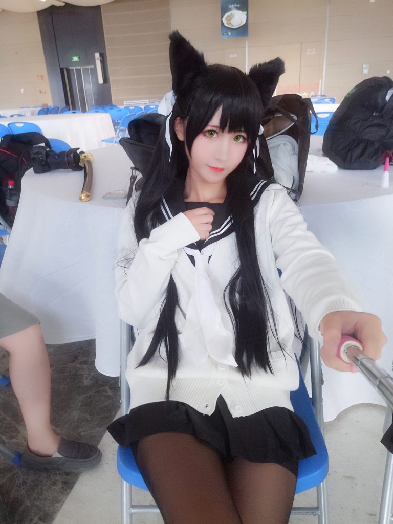 图片[8]_23P三度 碧蓝航线 Cosplay 制服 猫耳娘 手机壁纸_69019_次元岛
