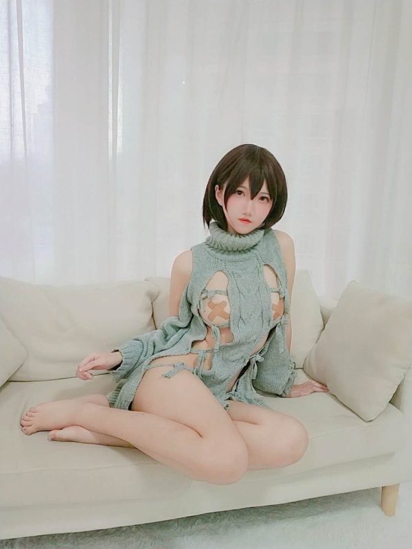 12P阿薰kaOri  露背毛衣 手机壁纸 NO.002_次元岛