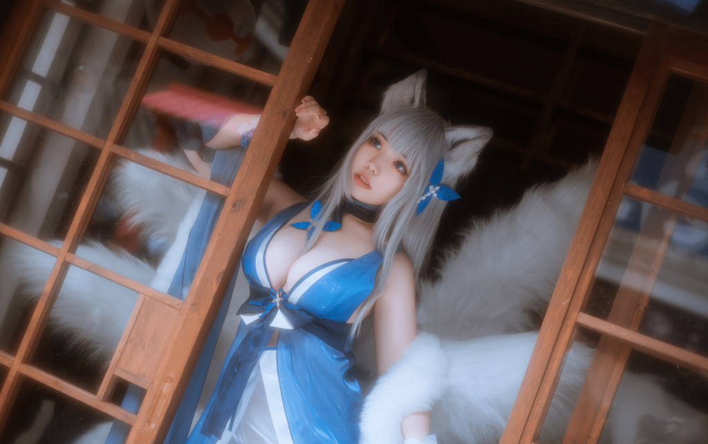 图片[1]_19P啊日日_Ganlory 信浓 九尾狐写真图集NO.006_次元岛
