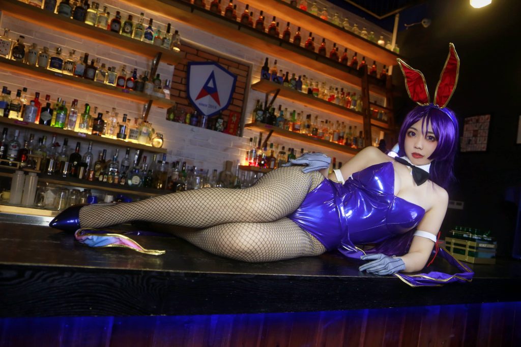 图片[2]_30P啊日日_Ganlory 奶光玉足 网袜 性感兔女郎写真图集NO.001_次元岛