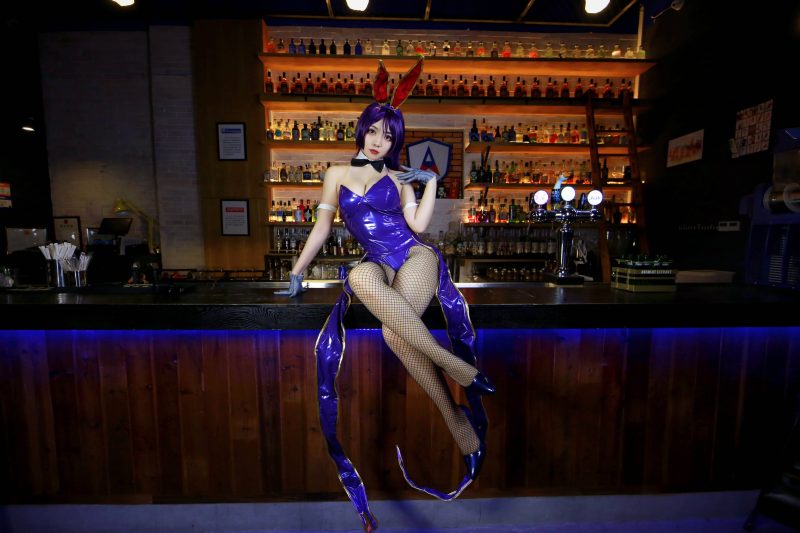 30P啊日日_Ganlory 奶光玉足 网袜 性感兔女郎写真图集NO.001_次元岛