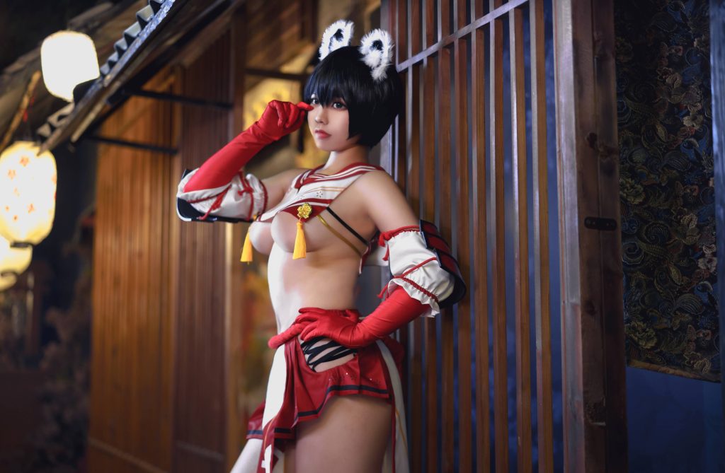 图片[2]_30P Cosplay中国 啊日日_Ganlory 春日椿 高清美女图片NO.021_次元岛