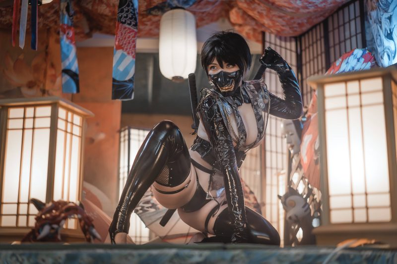 38P 啊日日_Ganlory 杀伐忍者 高清美女图片NO.022_次元岛