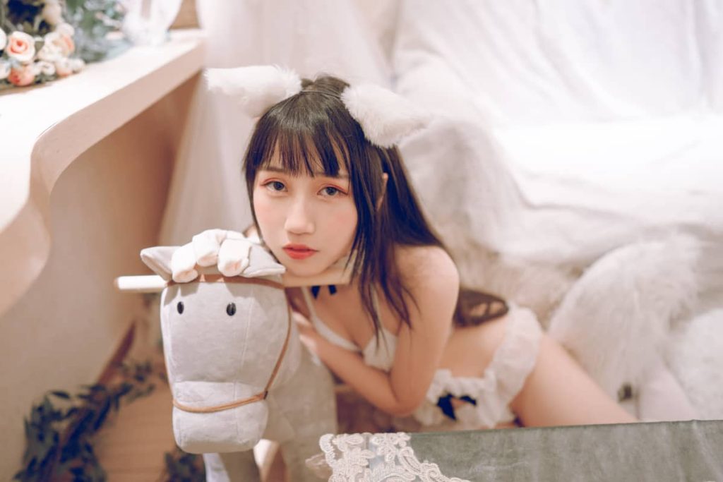 图片[2]_26P 不呆猫 私房写真 狐狸 白色丝袜图集NO.006_次元岛