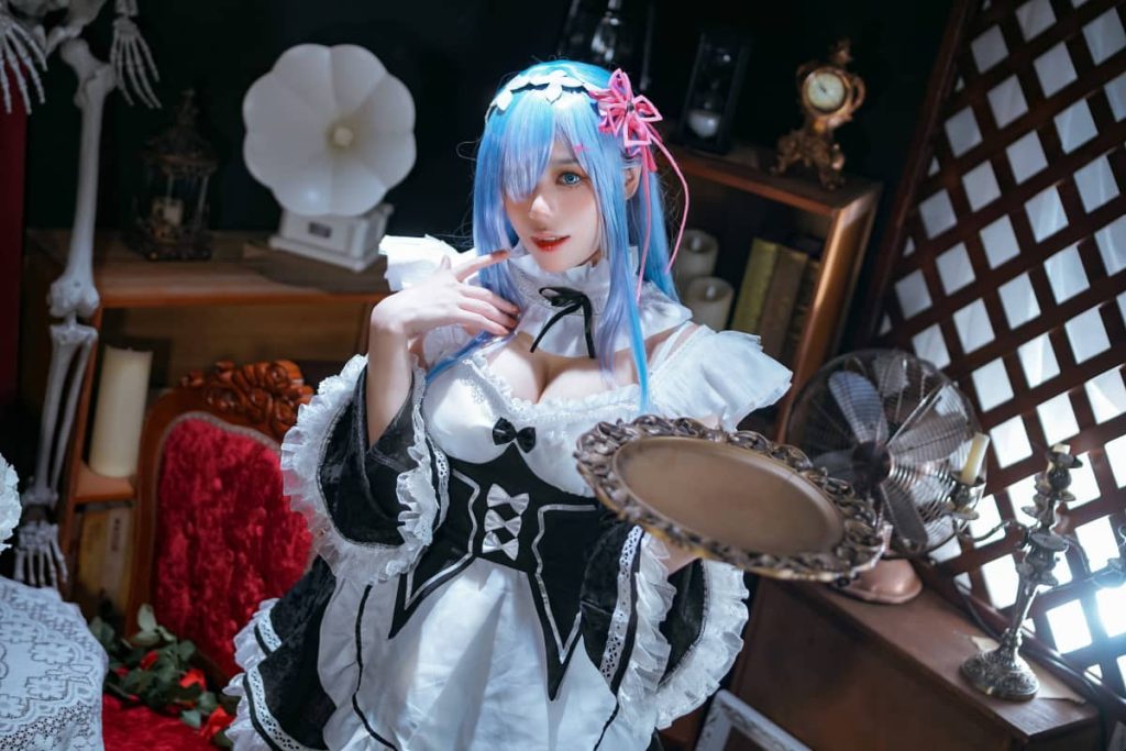 图片[3]_29P 九言 雷姆 瞬湿cosplay美女图片库NO.007_次元岛
