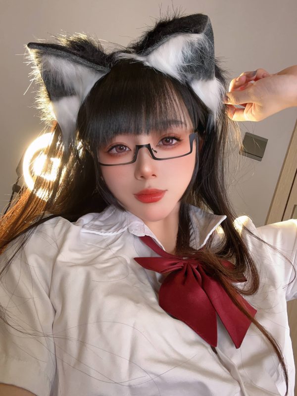36P+5视频 九言 猫耳娘的裙底 瞬湿cospla美女图片NO.008_次元岛