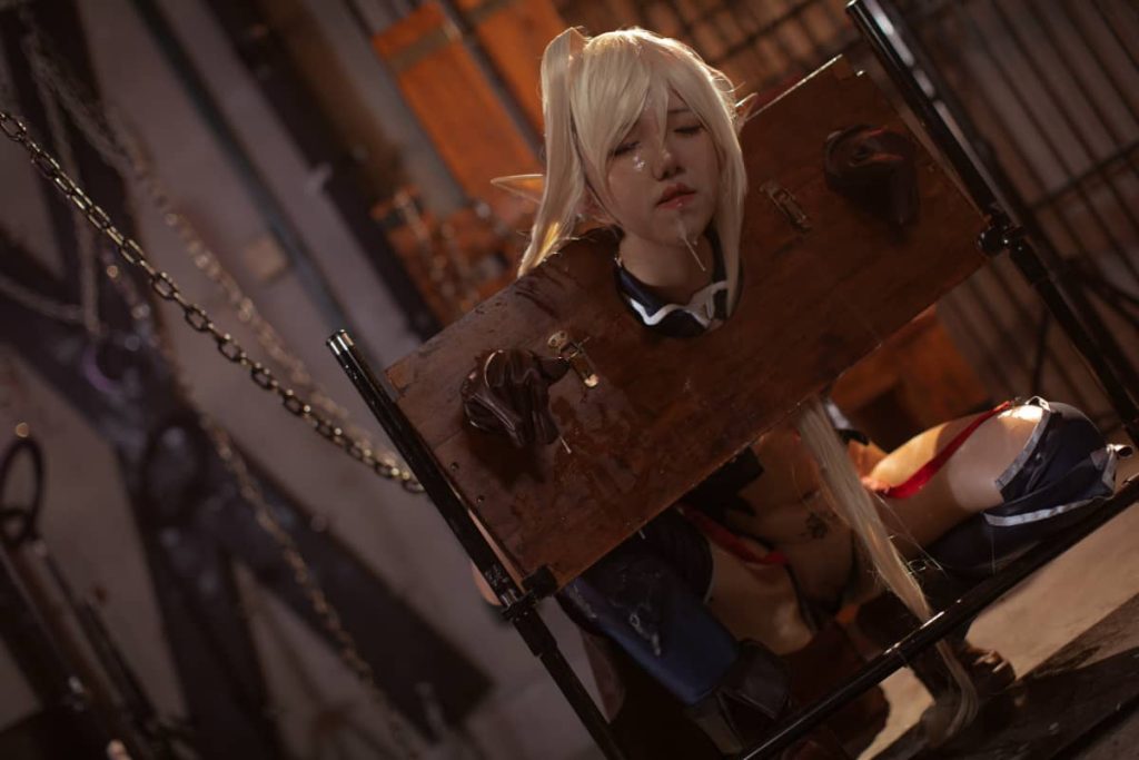 图片[1]_70P阿薰kaOri Cosplay 黑兽克洛伊 美图二次元 NO.018_次元岛