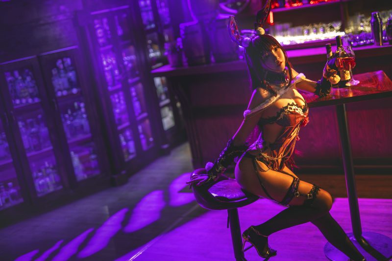 8 P阿薰kaOri Cosplay 斯卡哈兔女郎 电脑美图 NO.005_次元岛