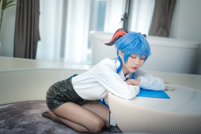 35P影子喵Ghost 甘雨OL cosplay图片NO.002_次元岛