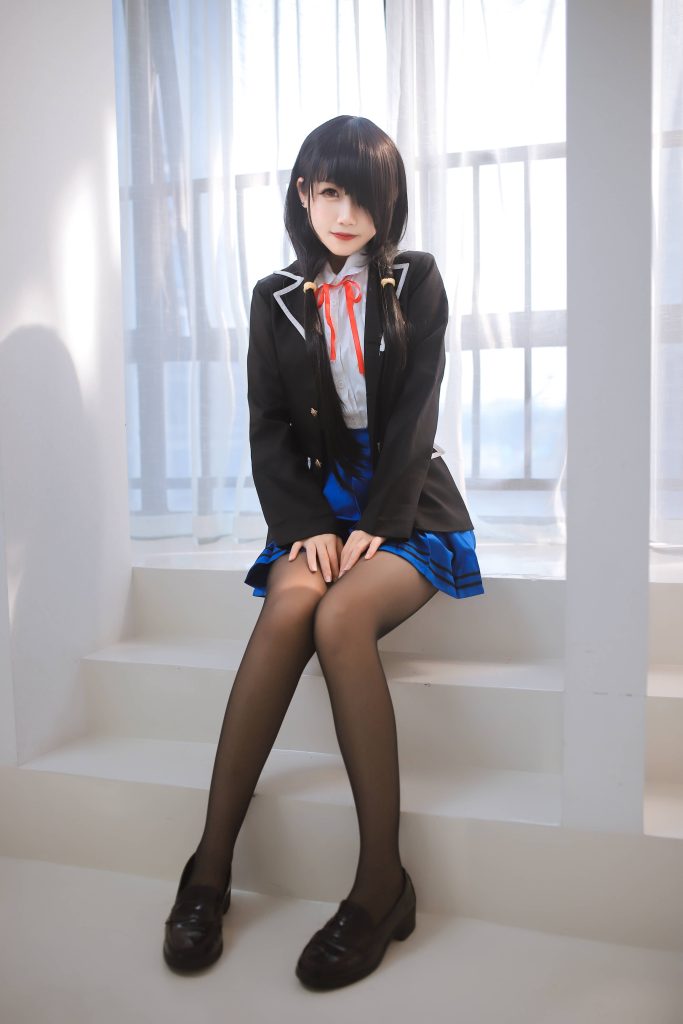 图片[1]_55P 不呆猫 狂三黑丝白丝 JK 性感美女图片NO.039_次元岛