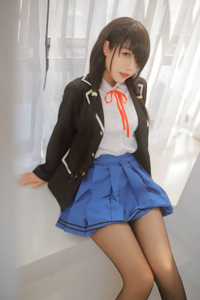 图片[3]_55P 不呆猫 狂三黑丝白丝 JK 性感美女图片NO.039_次元岛