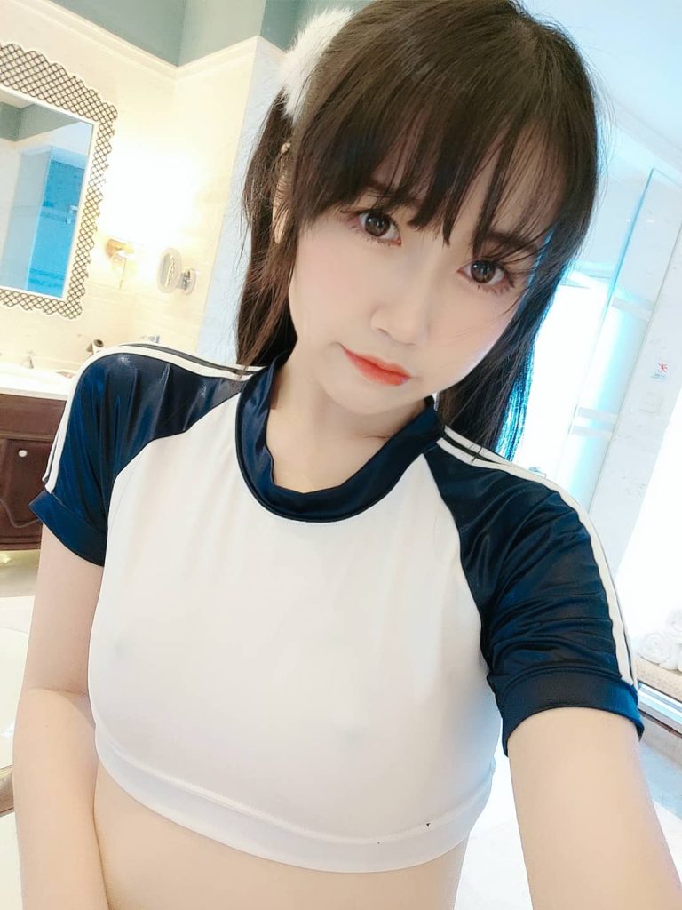 图片[1]_41P+1视频 不呆猫 三亚泳衣 丰满 白丝 手机壁纸图片NO.021_次元岛