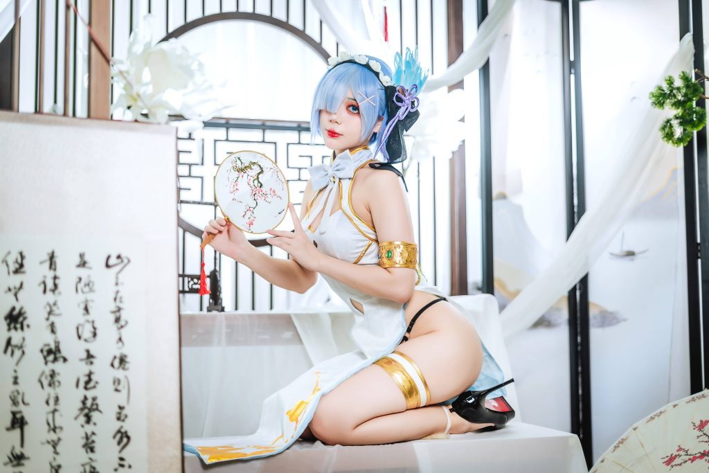 图片[1]_55P+8视频九言 蕾姆旗袍 cosplay图片NO.043_次元岛