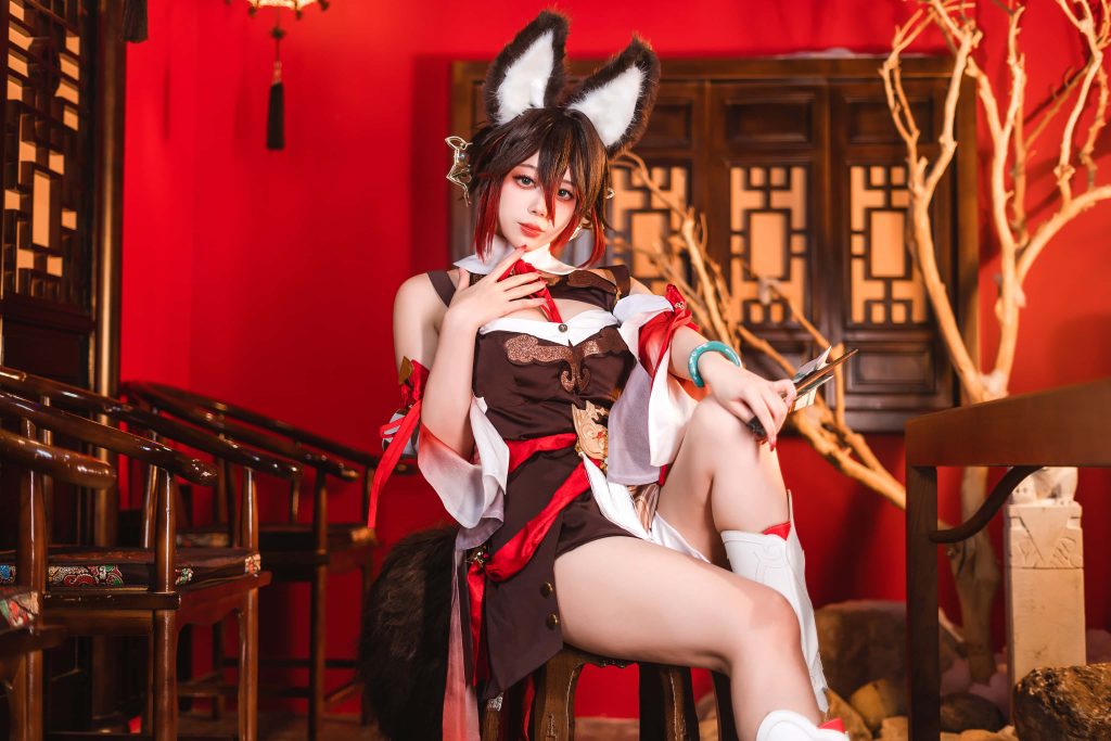 图片[3]_61P 九言 停云 白丝兔耳娘 cosplay图片NO.028_次元岛