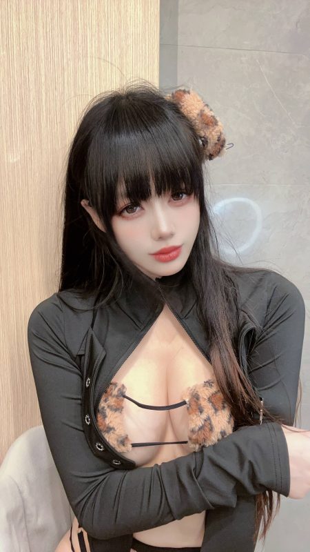 30P+4视频 九言 豹纹小方块 cos视频NO.049_次元岛