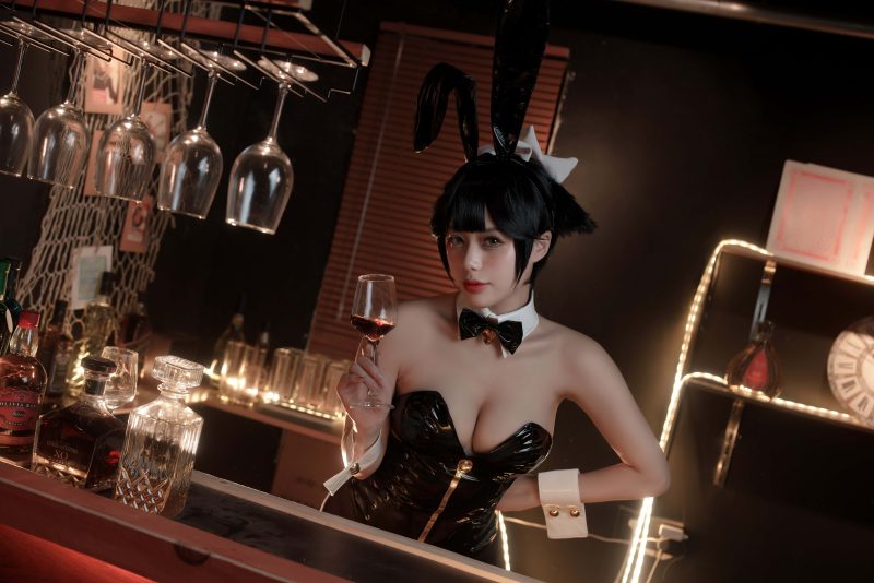 24P九言 高雄兔女郎 酒吧 扑克cosplay福利NO.038_次元岛