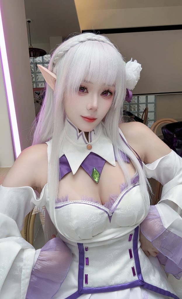 图片[4]_46P+6视频 九言 艾米莉亚 Cosplay中国NO.053_次元岛
