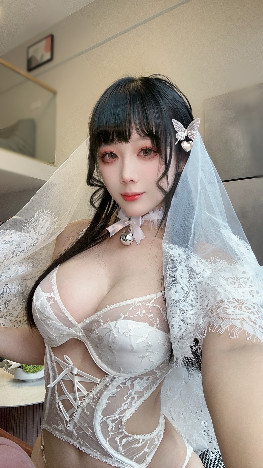31P+6视频 九言 花嫁 婚礼白色婚纱二次元ACG美图NO.058_次元岛