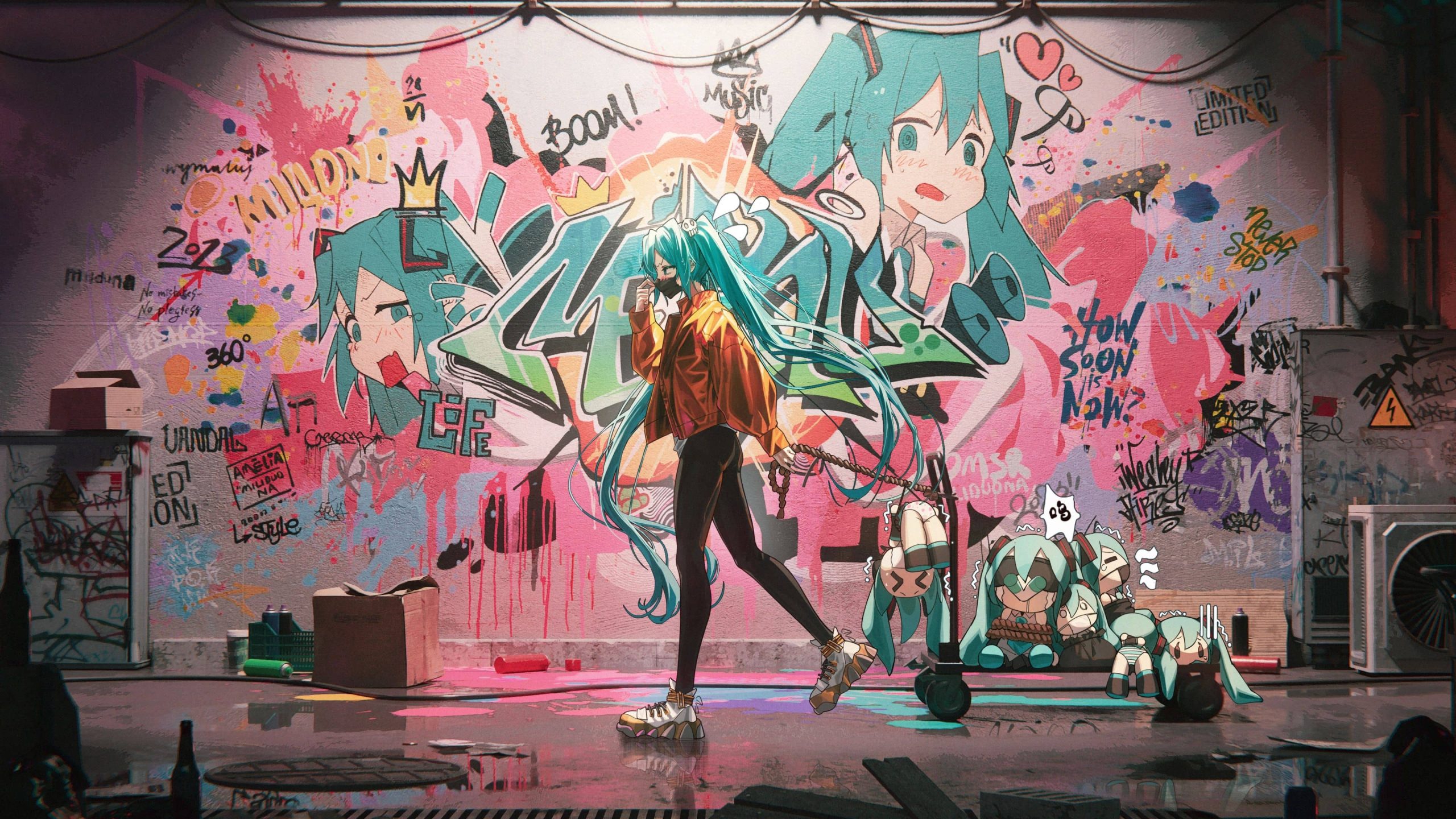 初音未来(初音ミク-初音未来)虚拟偶像 动漫美女 壁纸_次元岛