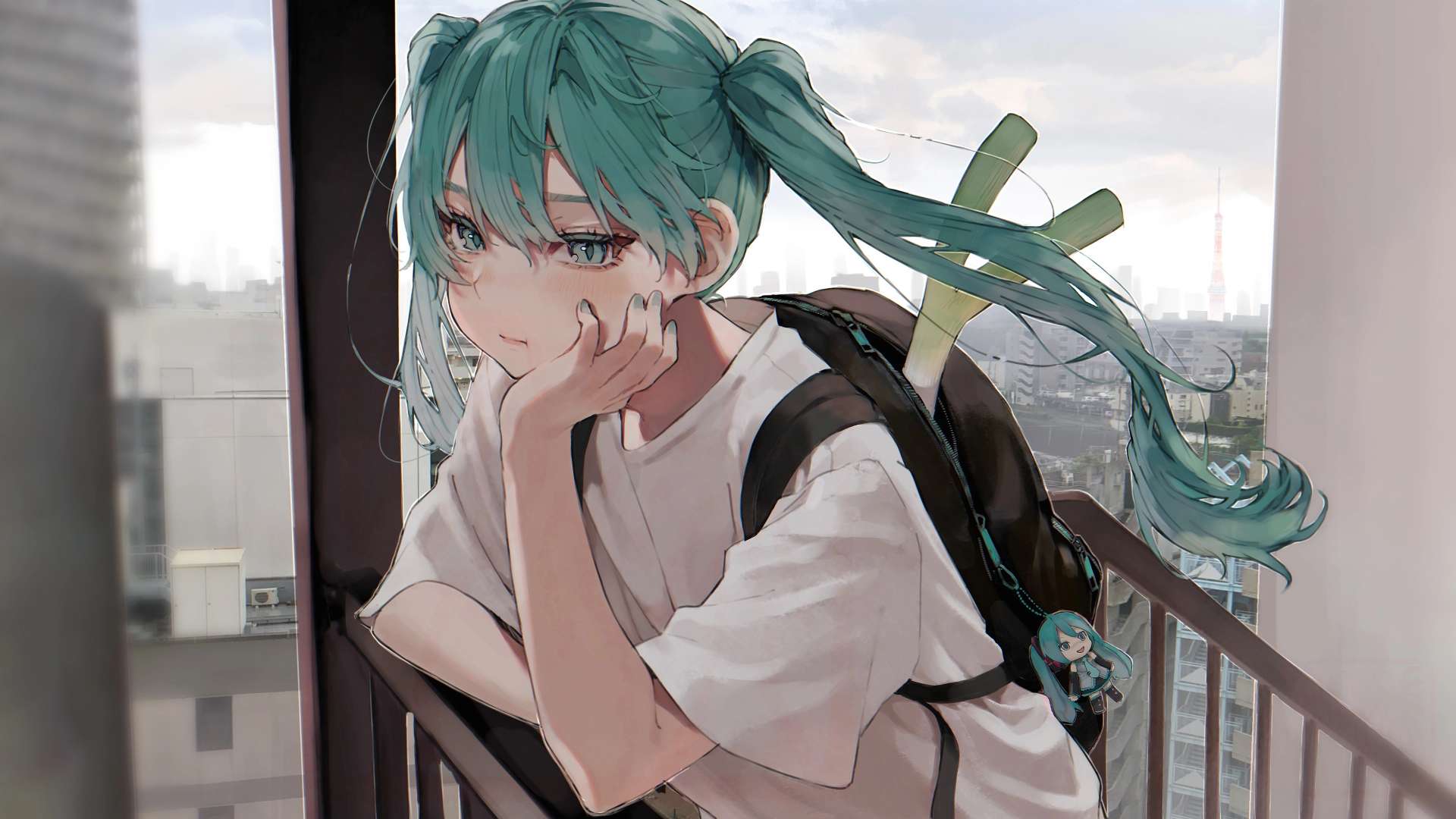 初音未来背书包(初音ミク-初音未来)壁纸 免费下载高清壁纸_次元岛