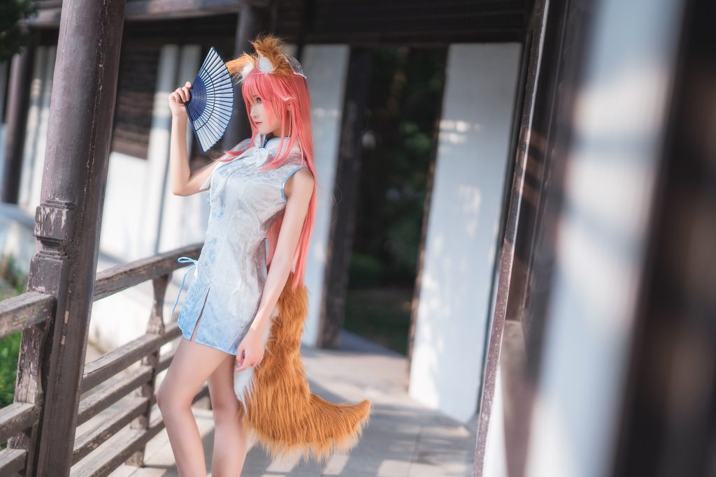 图片[4]_41P 三度 旗袍玉藻前 古风 尾巴cosplay图片NO.040_次元岛