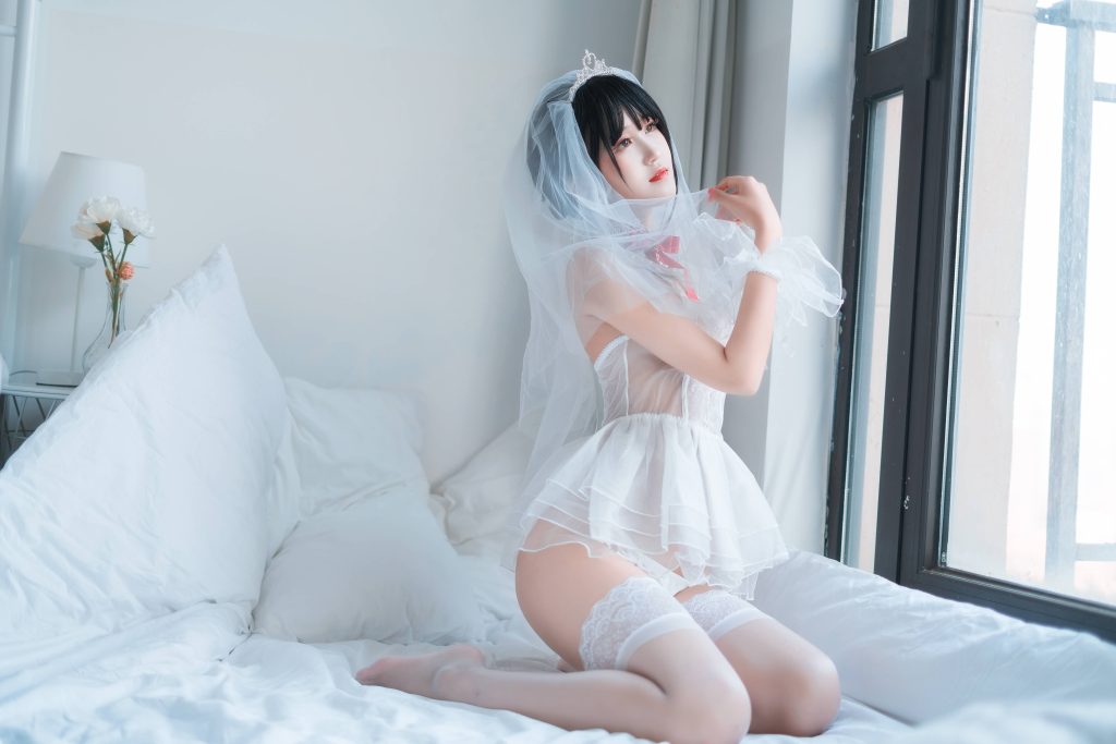 图片[1]_24P三度 婚纱孔雀翎 大象 性感美女图片NO.060_次元岛