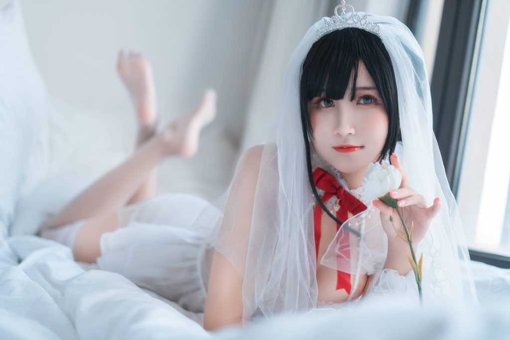 图片[2]_24P三度 婚纱孔雀翎 大象 性感美女图片NO.060_次元岛