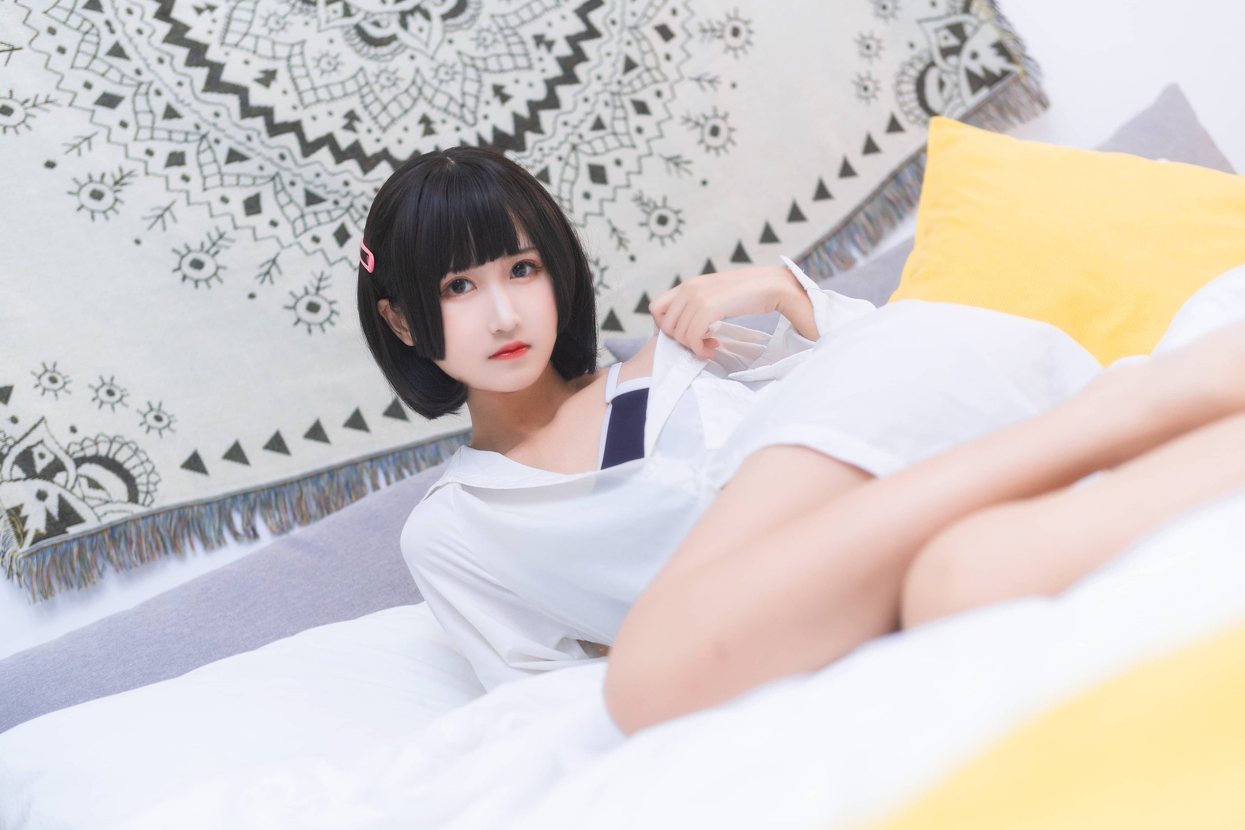 22P三度 衬衫日常 高清美女图片NO.064_次元岛