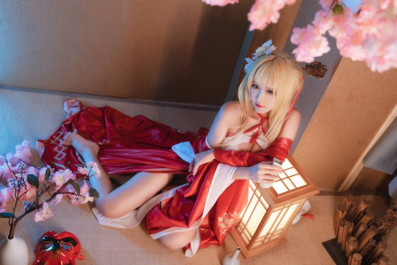 45P+6视频三度碧蓝航线 光荣L2D皮肤 凉夜香雪cosplay图片NO.065_次元岛