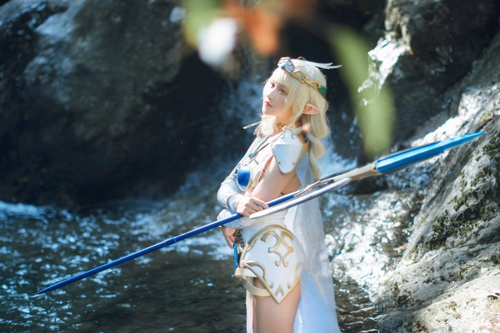 图片[2]_23P三度 精灵村 兽耳 弓箭精灵 溪水Cosplay中国,NO.086_次元岛