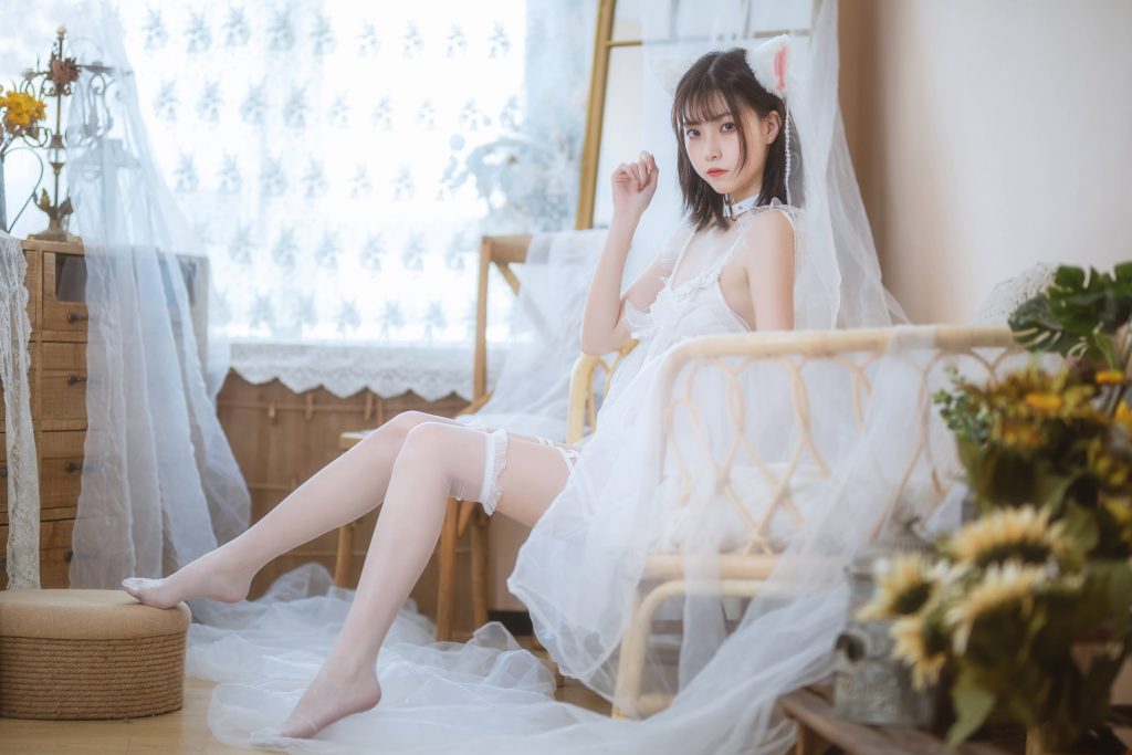 图片[3]_41P许岚LAN 少女白色裙 婚纱cosplay图片NO.003_次元岛