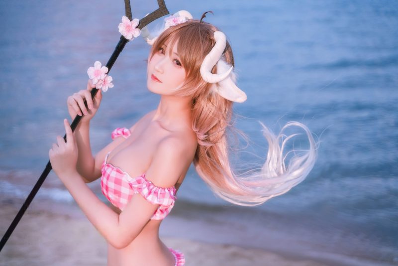 17P三度_69 海边 小羊泳装 cosplay福利NO.089_次元岛