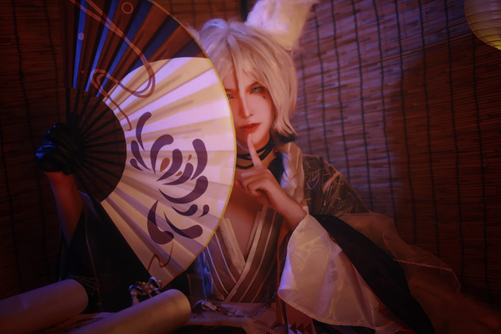 图片[1]_8P渊秧 阴阳师手游 妖狐 逐月照君 Cosplay中国NO.23_次元岛