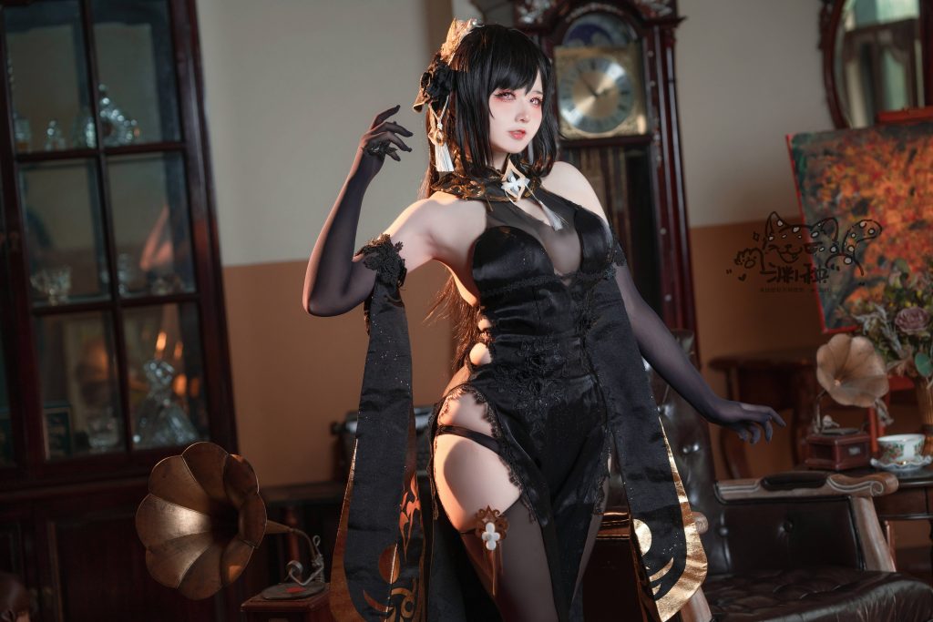图片[3]_14P渊秧 镇海旗袍 性感美女图片Cosplay 美图NO.27_次元岛