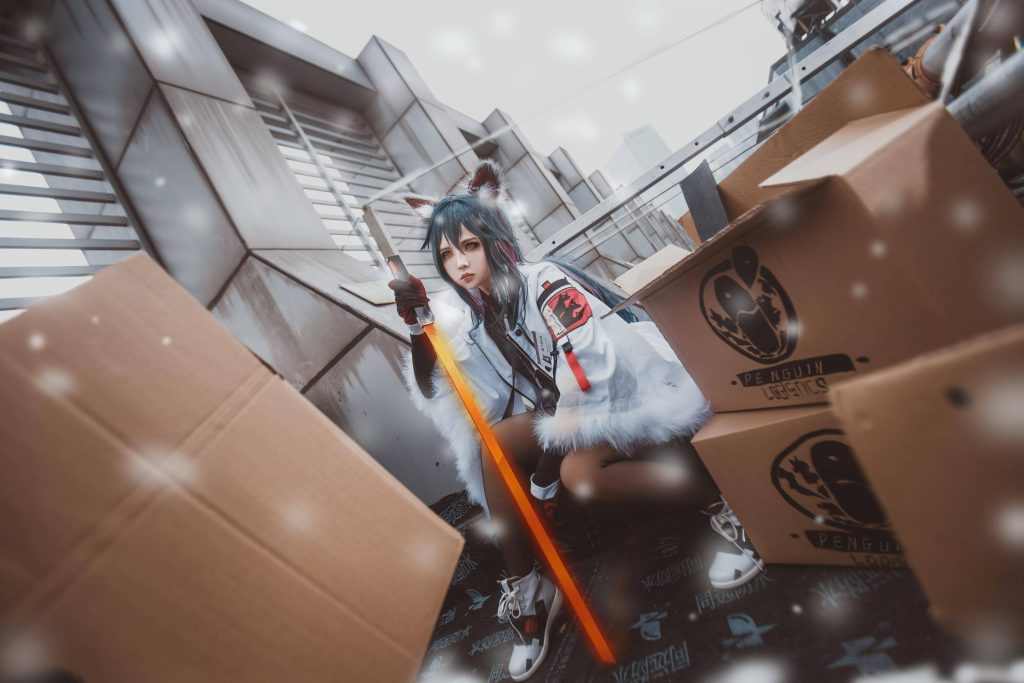 图片[1]_8P渊秧 明日方舟 德克萨斯 寒冬信使Cosplay中国NO.16_次元岛