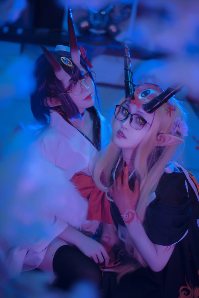 图片[1]_9p渊秧 FATEGRANDORDER 茨木童子 FGO 酒吞童子 cosplay二次元NO.02_次元岛