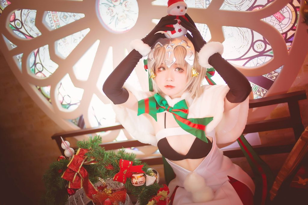 图片[2]_9P渊秧 贞德lancer cos Cosplay中国NO.22_次元岛
