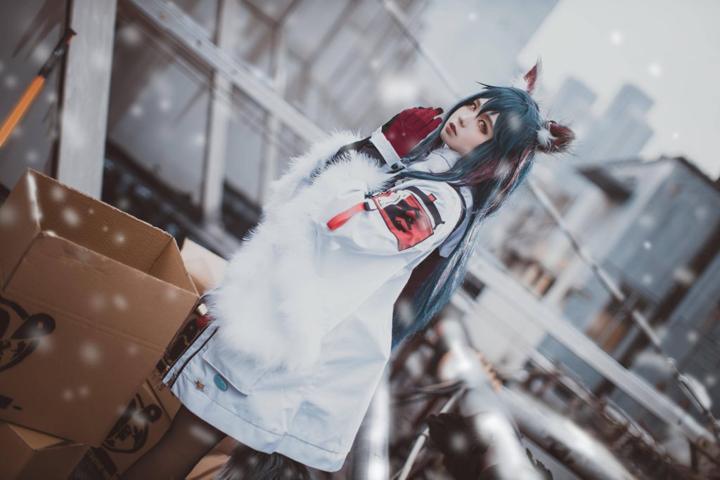 图片[3]_8P渊秧 明日方舟 德克萨斯 寒冬信使Cosplay中国NO.16_次元岛