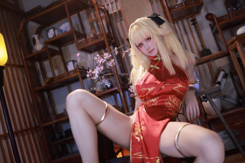 图片[3]_83P桜满三时 萌姬联合 旗袍 cosplay图片NO.004_次元岛
