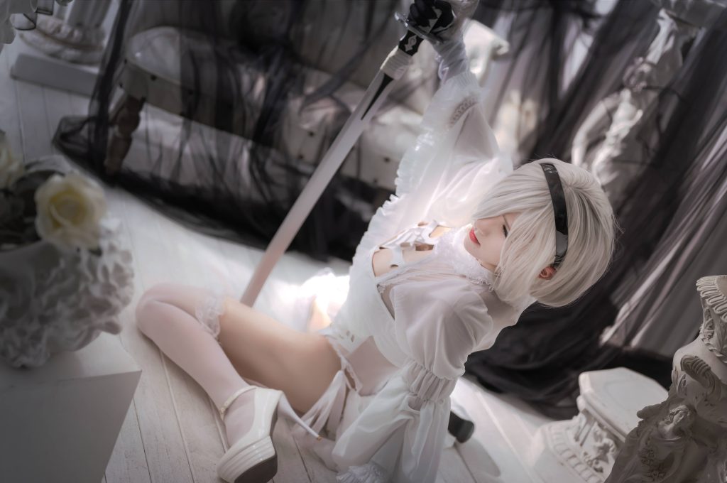 图片[3]_20P桜满三时 2B花嫁 美人骨 Cosplay NO.005_次元岛
