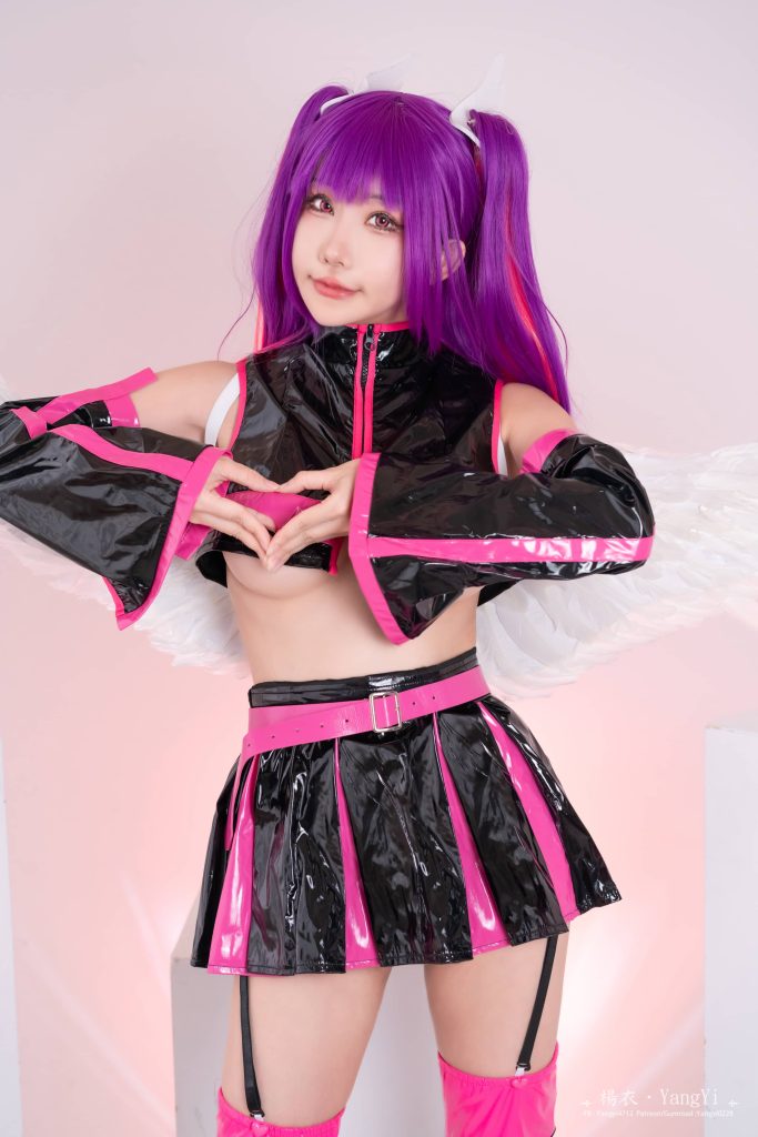 图片[1]_93P+2视频楊衣Yangyi 利米艾拉 紫色 皮衣Cosplay中国次元岛NO.004_次元岛