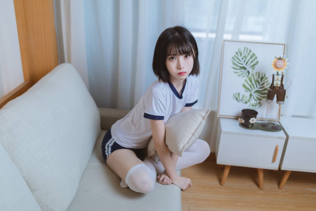 图片[4]_31P许岚LAN 放学回家 白色丝袜学生装NO.025_次元岛